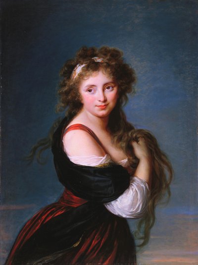 Portrait of Hyacinthe-Gabrielle Roland by Elisabeth Louise Vigee Lebrun